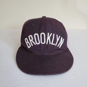 Vintage Mitchell & Ness NBA Brooklyn Nets Structured Fitted Cap Hat